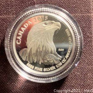 2015 Silver Eagle 2 Dollars Mint .9999 Silver coin